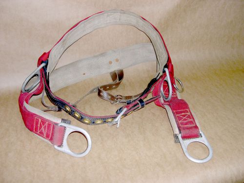 Weaver 4-Dee Arborist Tree Climbing Saddle Lineman Harness Model 1010 Large