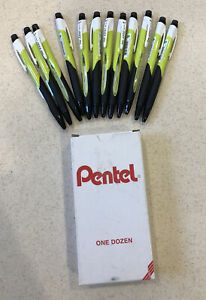 12 Pack Pentel Jolt 0.7mm Automatic Pencil-Lime Green #AS307-P