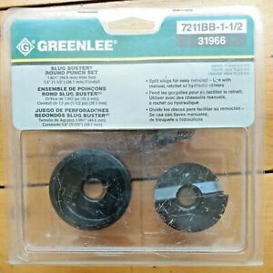 Greenlee 7211BB-1-1/2 - 1-1/2&#034; Slug Buster Knockout Punch Set - New