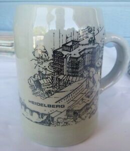 vintage Heidelberg Mug Heidelberger press Druckmaschinen home office 5 1/8&#034; tall