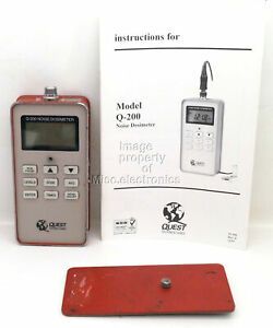 ..Tested Working Quest Q-200 Noise Dosimeter w/Manual C