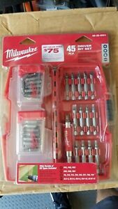 milwaukee driver bit set 45pcs