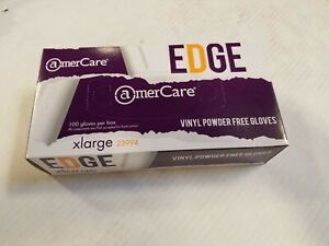 AMERCARE &#039;EDGE&#039; VINYL POWDER FREE GLOVE, 1,000/CASE