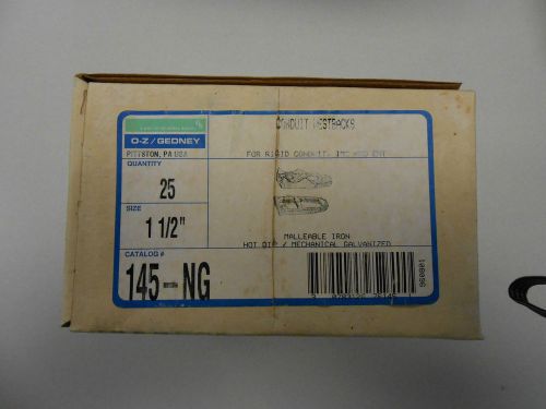 O-Z GEDNEY CONDUIT NESTBACKS FOR: RIGID, IMC, EMT 145-NG 25 PER BOX