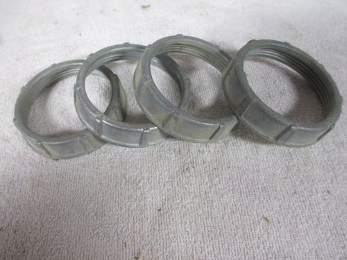 Set of 4 pieces - 3&#034; metal conduit bushing - new for sale