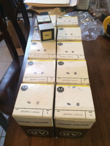 Allen Bradley Reset Push Button 800MS-CA9A15 Series A New Okd Stock Lot Of 10