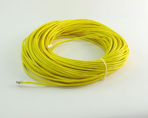 300ft Systimax Gigaspeed 1071E Ethernet Cable CAT5 Plugs Yellow Jacket NOS