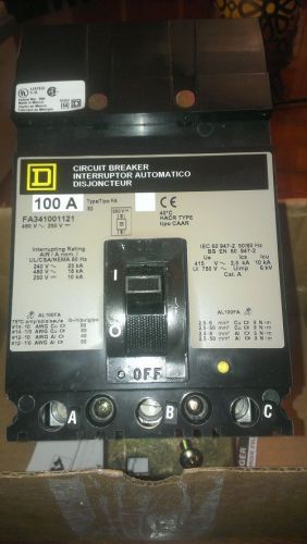 SQUARED FA341001121 100 AMP THREE POLE