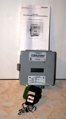 E-Mon D-Mon 3 Phase Class 2000 KWH Meter Model # 480100 KIT with 100 amp sensor