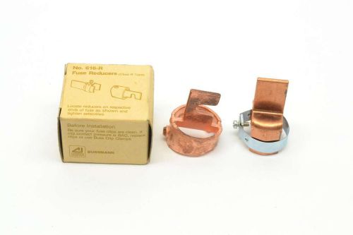 NEW BUSSMANN 616-R 1 PAIR FIT 100A CLIP REDUCER 35-60A AMP 600V-AC FUSE B425950