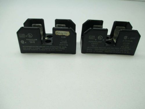 Lot 2 uso j60030 30a 600v fuse block holder d395846 for sale