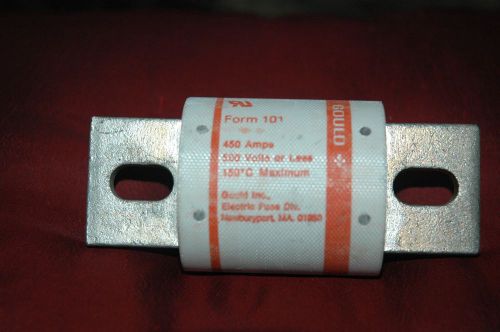 FERRAZ SHAWMUT SEMI CONDUCTOR FUSE, A50P450-4, FORM 101, 450 A 500VAC 450VDC