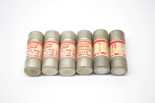 LOT 6 GOULD ASSORTED AMPTRAP CJ6 AJT6 AJT15 6A 15A AMP TIME DELAY FUSE B432937