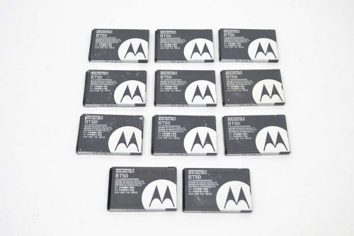 LOT 11 MOTOROLA BT50 LITHIUM ION BATTERY 3.7V 910MAH B380691