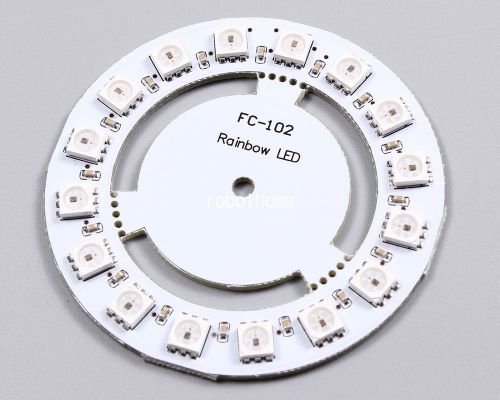 WS2811 5050 RGB LED Lamp Panel Module Round 16-Bit 60mm 5V Rainbow LED Stable