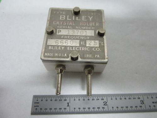 VINTAGE WWII BLILEY VP5 QUARTZ CRYSTAL FREQUENCY CONTROL HAM RADIO BIN#L7-29