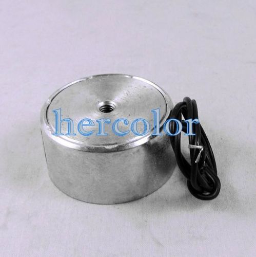 55LB 25kg Electric Lifting Magnet Electromagnet Solenoid Lift Holding 40mm