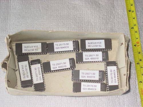 x10 27C1001, EPROM 1Mbit M27C1001-12F1...Pack of 10