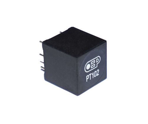 OEP PT102  PC Mount Pulse Transformer 1 : 1+1/4 ,  20000uH,  2800v,  3khz - 1mhz