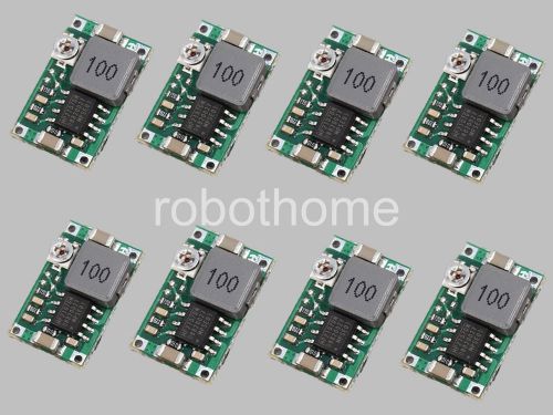 8pcs mini-360 dc-dc converter step down module buck 4.75v-23v to 1v-17v new for sale