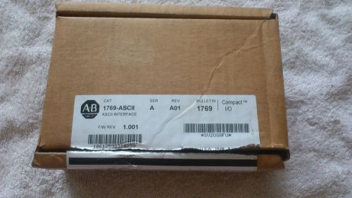 *NEW IN BOX* 1769-ASCII ALLEN-BRADLEY ASCII Interface Module 1769-ASC11