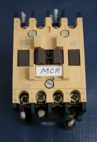 ALLEN BRADLEY 700-F400A1 CONTACTOR (7017)