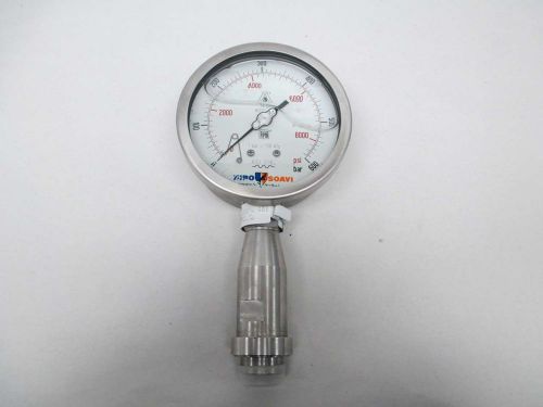 NEW NIRO SOAVI OM 74-01 6-56716 NUOVA FIMA PRESSURE 0-600BAR GAUGE D353233