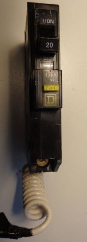 Square D Schneider Electric QOB 1-pole 20amp   BOLT-ON GFCI circuit breaker