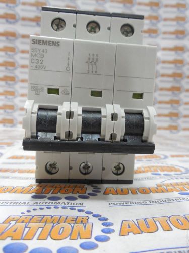 5SY4332-7 -- CIRCUIT BREAKER 32AMP 3POLE 400VAC C-CURVE