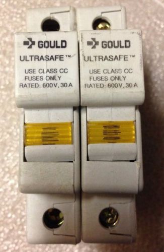 Gould Shawmut USCC11 FUSE BLOCK 30AMP 1POLE 600V, Shipsameday #117T