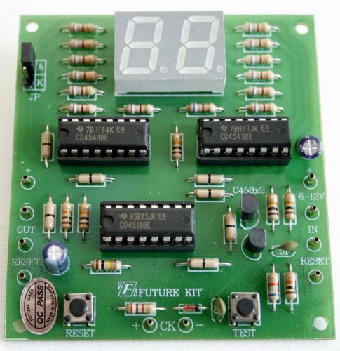 Digital Counter Circuit 2 Digit LED 7 Segments Display [Unassembled Kit][FK926]