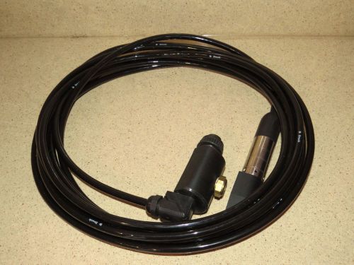 DRUCK DC PDCR 950/Ti 2.5 PSI PRESSURE TRANSDUCER W/ DEPTH SENSOR &amp; 25FT CABLE -e