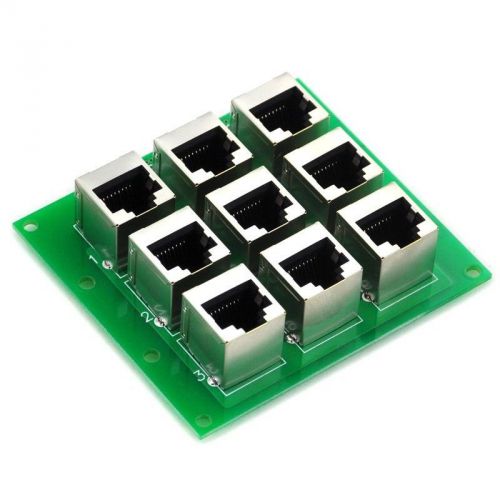 RJ45 8P8C Jack 9-Way Buss Board.