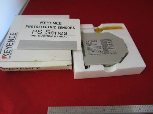 KEYENCE JAPAN PHOTOELECTRIC SENSOR PS-25 ?? NOS BIN #4