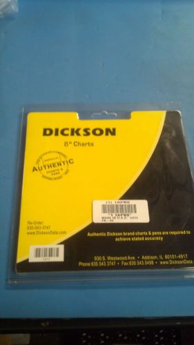 Dickson 8&#034; Charts 630-543-3747 60 Pack