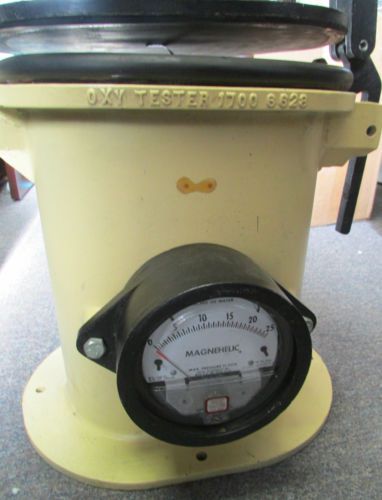 NATIONAL MINE SERVICE MAGNEHELIC Oxygen Tester 1700 6628