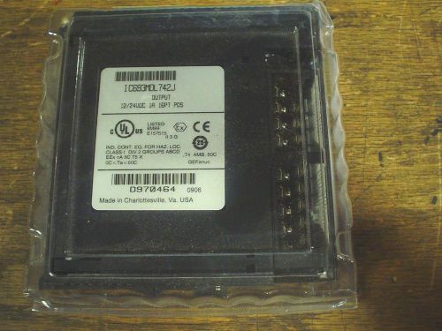 NIB GE Fanuc output module IC693MDL742J - 60 day warranty