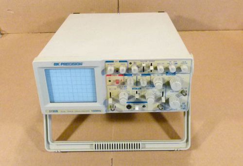 BK Precision 2190B 100MHz Dual Trace Analog Oscilloscope