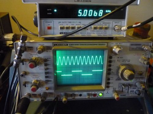 Leader MODEL LBO-516  Oscilloscope Works Good