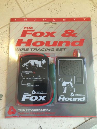 TRIPLETT fox and hound wire tracking set cat #3385