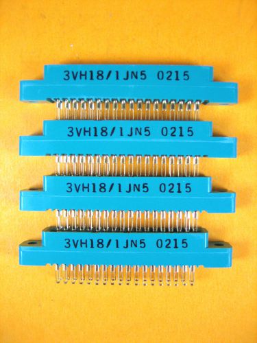 Viking -  3VH18/1JN5 -  Slot Edge Connector 18 Pair Conductor (Lot of 4)