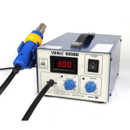 8508D Hot Air Gun Rework Soldering Repair Station 110/220V SMD ESD Free Express