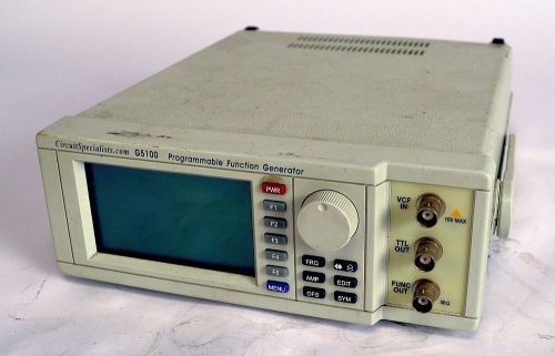 Circuit Specialists G5100 Programmable Sweep/Function Generator