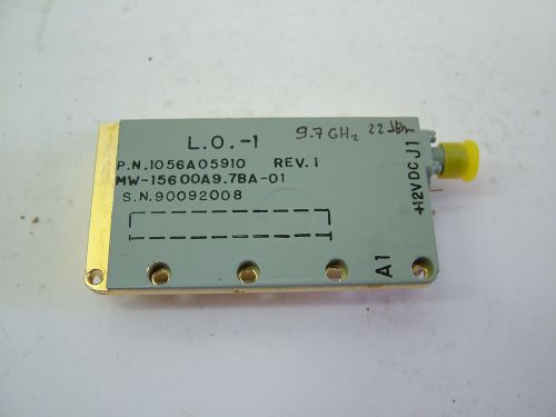 RF FIXED SIGNAL SOURCE OSCILLATOR 9.7GHz 22dBm 6A05910 MICROWAVE DRO INV2