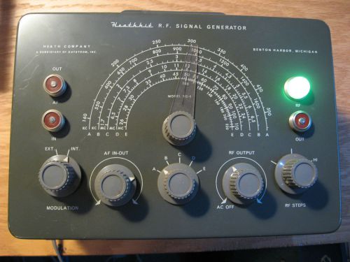 Heathkit R.F. Signal Generator Model SG-8 160kHz-160MHz Vintage - Used Untested