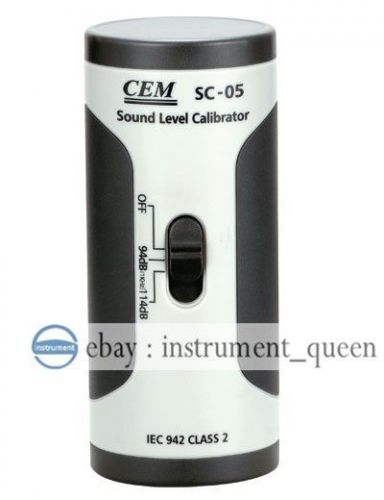 Brand cem sc-05 sound level calibrator for sound level meter 94db and 114db for sale
