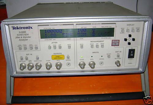 Tektronix sj300e sonet sdh jitter wander analyzer for sale