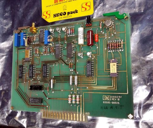 HP 3585A SPECTRUM ANALYZER card 03585 66515 A15 GOLD PLATED