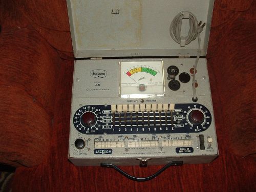 Vintage jackson model 49 tube tester for sale