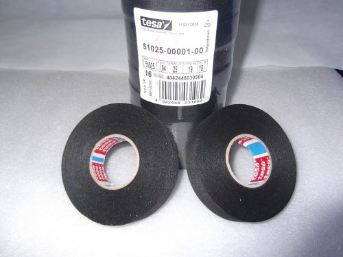 2Pcs TESA 51025 19mm x 25m, Adhesive Cloth Fabric Tape cable looms,wiring looms